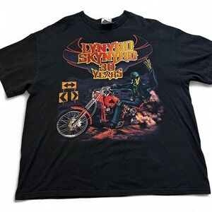 Vintage Lynyrd Skynyrd 2003 the vicious cycle 30 years tour band T-shirt size XL